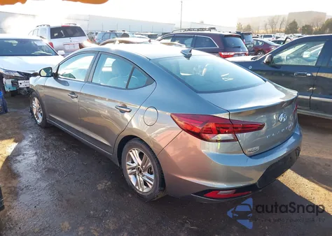 2019 Hyundai Elantra Sel z USA, uszkodzony, nr VIN KMHD84LF9KU746973